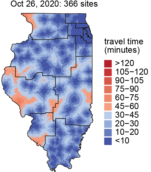 Diagnostic testing in Illinois